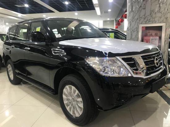 新款尼桑途乐整体造型硬朗富有力量感