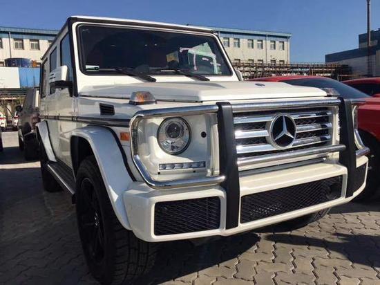 纯正越野奔驰G550津港现车价格优惠行情