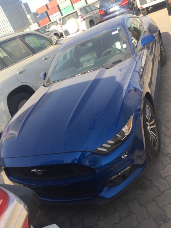 17款福特野马2.3T排量电光蓝现车手续齐