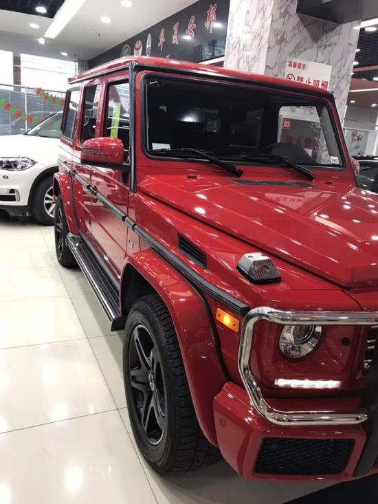 2017款奔驰F550美规版 红色现车手续齐全