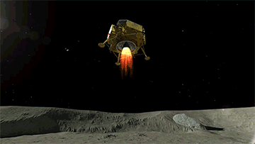 嫦娥四号软着陆模拟动画（源自“中国探月工程”公众号）