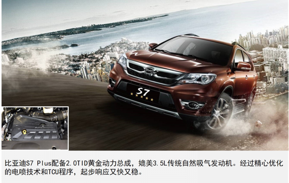 汽车界的宋仲基 比亚迪S7 Plus文武兼备_天津