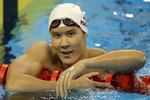 孙杨200米自由泳夺冠 澳洲人看台鸦雀无声