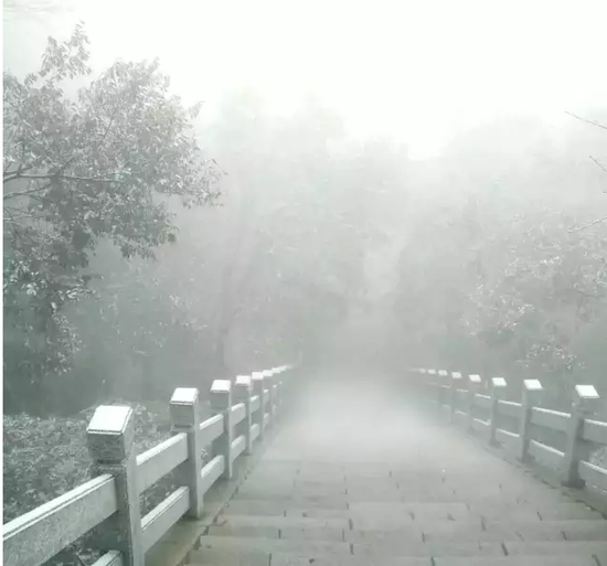 蓟州昨天飘雪 周末天津又将迎来雾霾