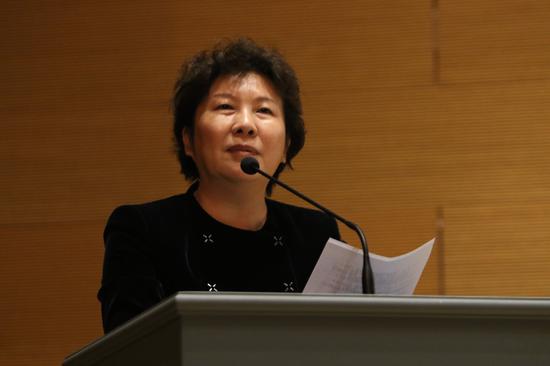天津市委网信办主任王芸致辞。