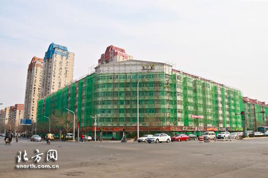 沿街建筑综合整修全面开工