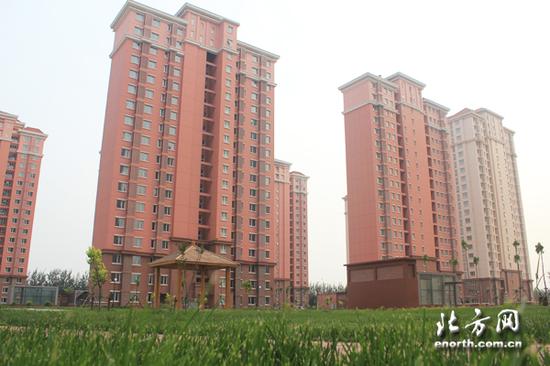 位于北辰区北辰西道的双青新家园保障房居住区