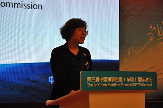 东疆保税港区管委会副主任杨柳
