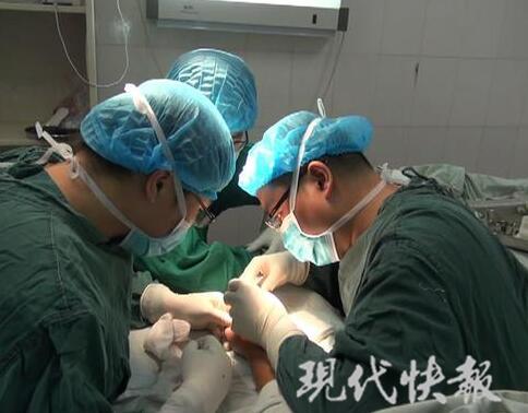 医生忙碌一夜接上断指