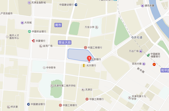 大都会户外大屏地理位置