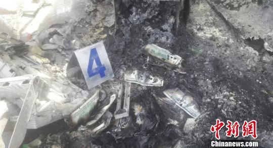 图为爆炸现场。警方提供