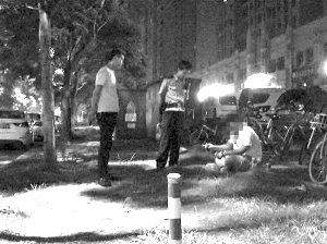 警方在河边找到了小亮 报料人供图