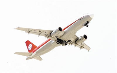 2009年5月19日首架津产空客A320系列飞机试飞成功