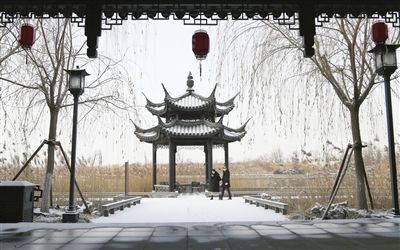 初雪至，津城动！