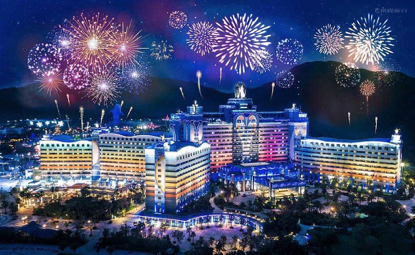 珠海长隆企鹅酒店夜景