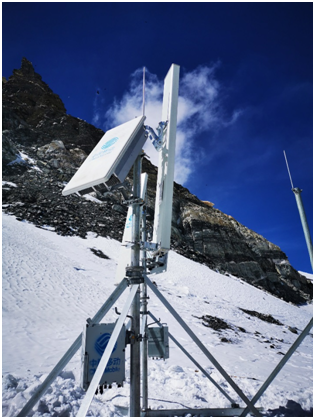 ▲中国移动在珠穆朗玛峰成功开通5G基站