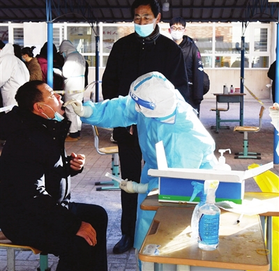 津南区进行第二轮全员核酸筛查。