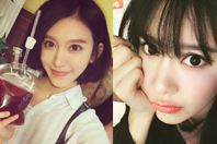 同济校花置身麦田神情陶醉