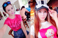 同济校花置身麦田神情陶醉