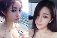 同济校花置身麦田神情陶醉