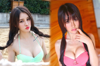 同济校花置身麦田神情陶醉