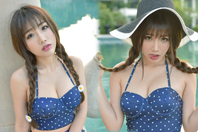 同济校花置身麦田神情陶醉