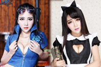 同济校花置身麦田神情陶醉