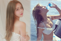 同济校花置身麦田神情陶醉