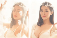 同济校花置身麦田神情陶醉