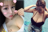 同济校花置身麦田神情陶醉