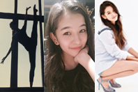 同济校花置身麦田神情陶醉