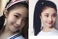 同济校花置身麦田神情陶醉