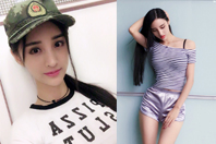 同济校花置身麦田神情陶醉