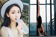 同济校花置身麦田神情陶醉