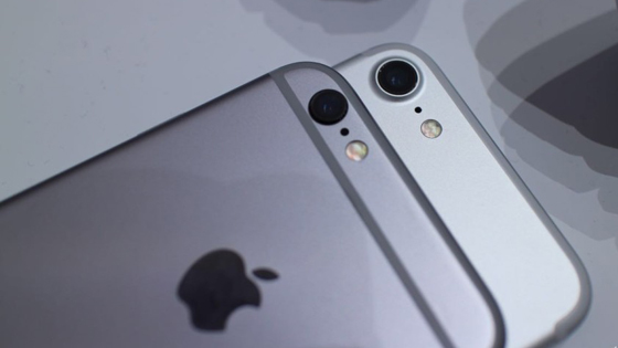 iPhone 7银色真机对比6s
