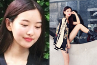 同济校花置身麦田神情陶醉