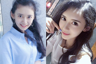 同济校花置身麦田神情陶醉