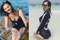 同济校花置身麦田神情陶醉