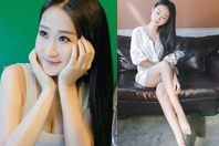 同济校花置身麦田神情陶醉