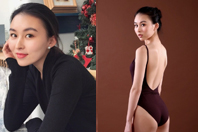 同济校花置身麦田神情陶醉