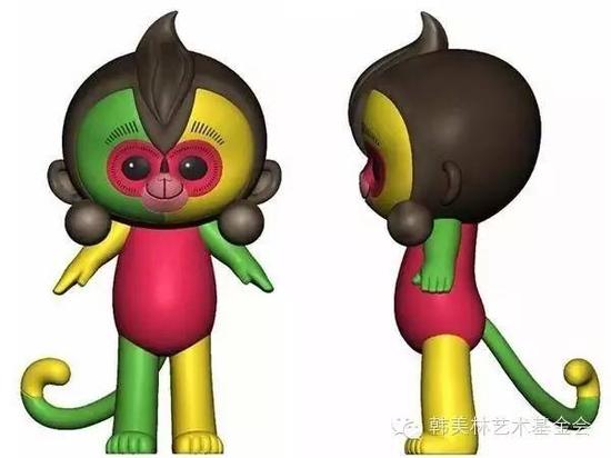 根据韩美林设计原稿设计的3D立体模型
韩美林表示并不知情