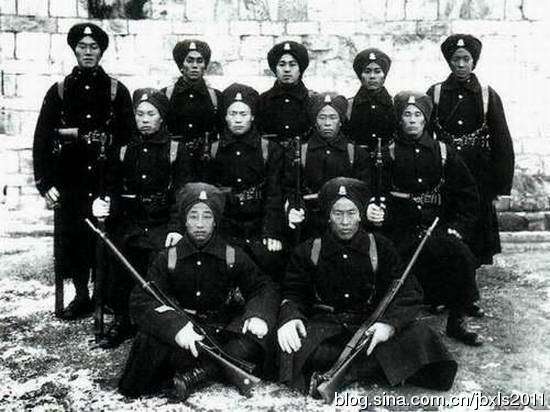 装备精良的华勇营士兵