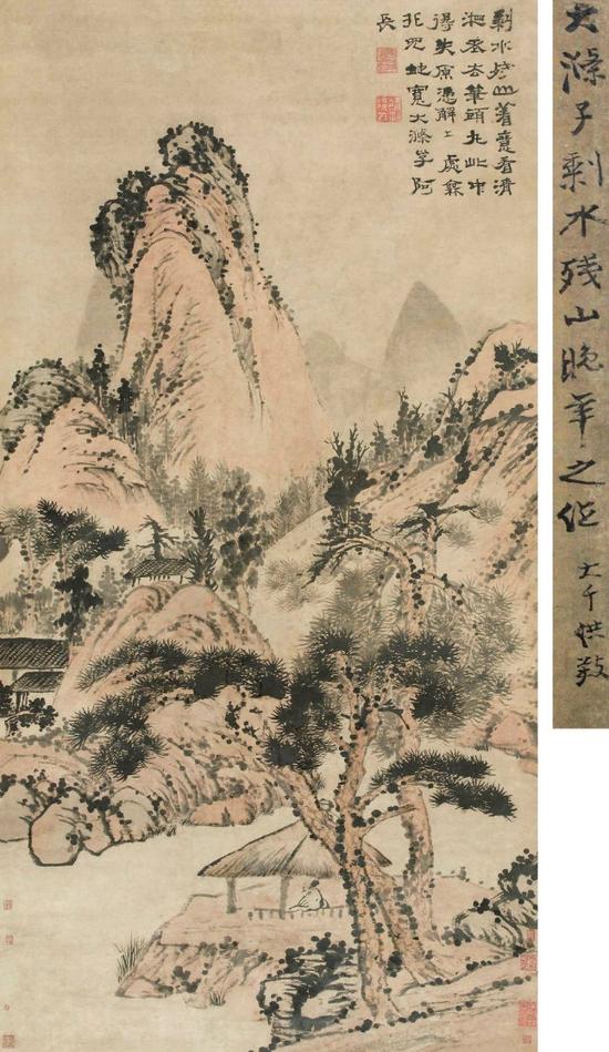 石涛（1641-1707）剩水残山