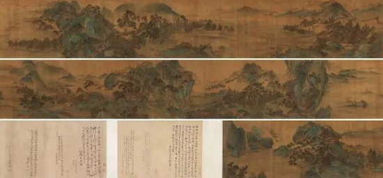 赵令穰（款）千里江山图卷

　　绢本手卷

　　50 × 782 cm

　　成交价：RMB 517，500