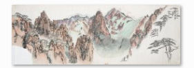 刘海粟（1896 ~ 1994） 五十年代黄山云海写生创作底稿