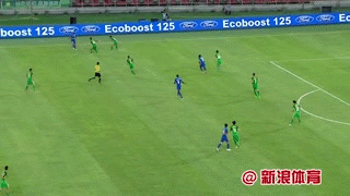 登巴巴破门瞬间