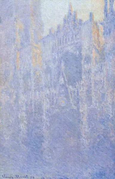 莫奈，《早晨的鲁昂大教堂正门》，1892-1894，埃森弗柯望博物馆