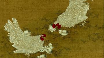 台北故宫博物院举办画鸡名品特展
