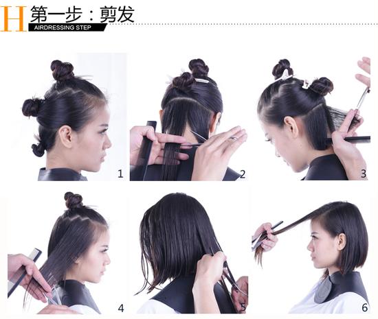 剪发步骤