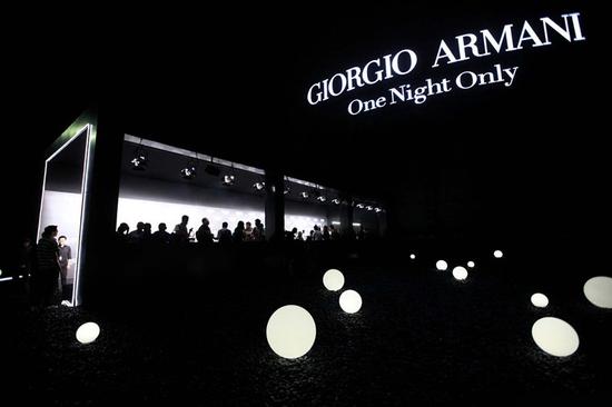 GIORGIO ARMANI ONE NIGHT ONLY BEIJING 2012